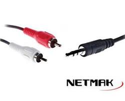 CABLE 3.5MM A 2 RCA 1.5M NM-C25 1.5